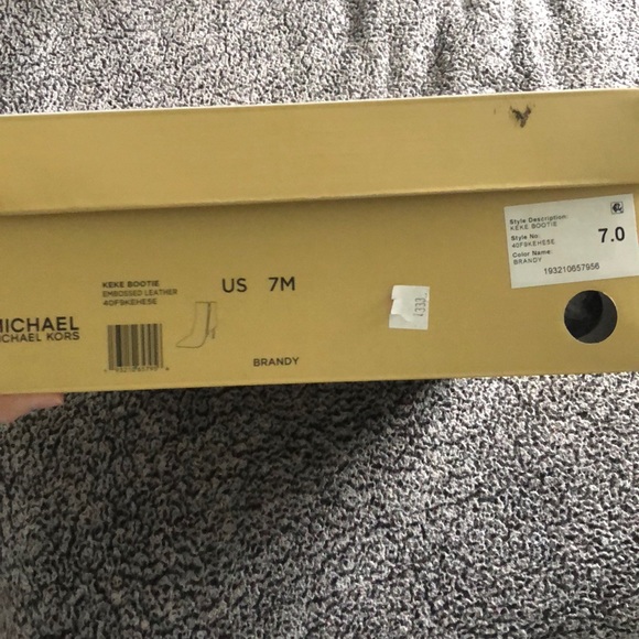 MK keke bootie embossed leather - Picture 6 of 6